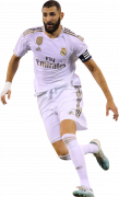 Karim Benzema football render