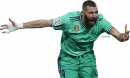 Karim Benzema football render