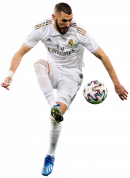 Karim Benzema football render