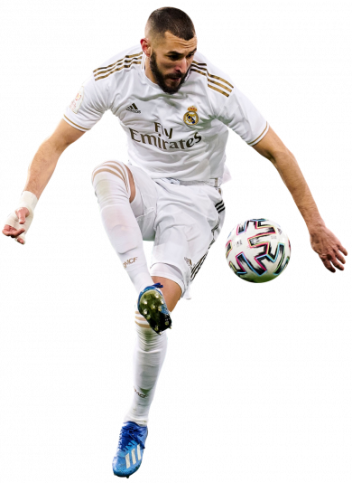 Karim Benzema football render - 65201 - FootyRenders