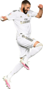 Karim Benzema football render