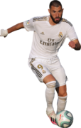 Karim Benzema football render