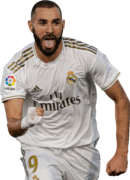 Karim Benzema football render