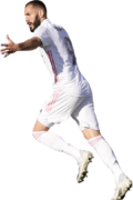 Karim Benzema football render