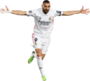 Karim Benzema football render