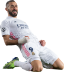 Karim Benzema football render