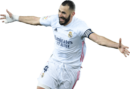 Karim Benzema football render