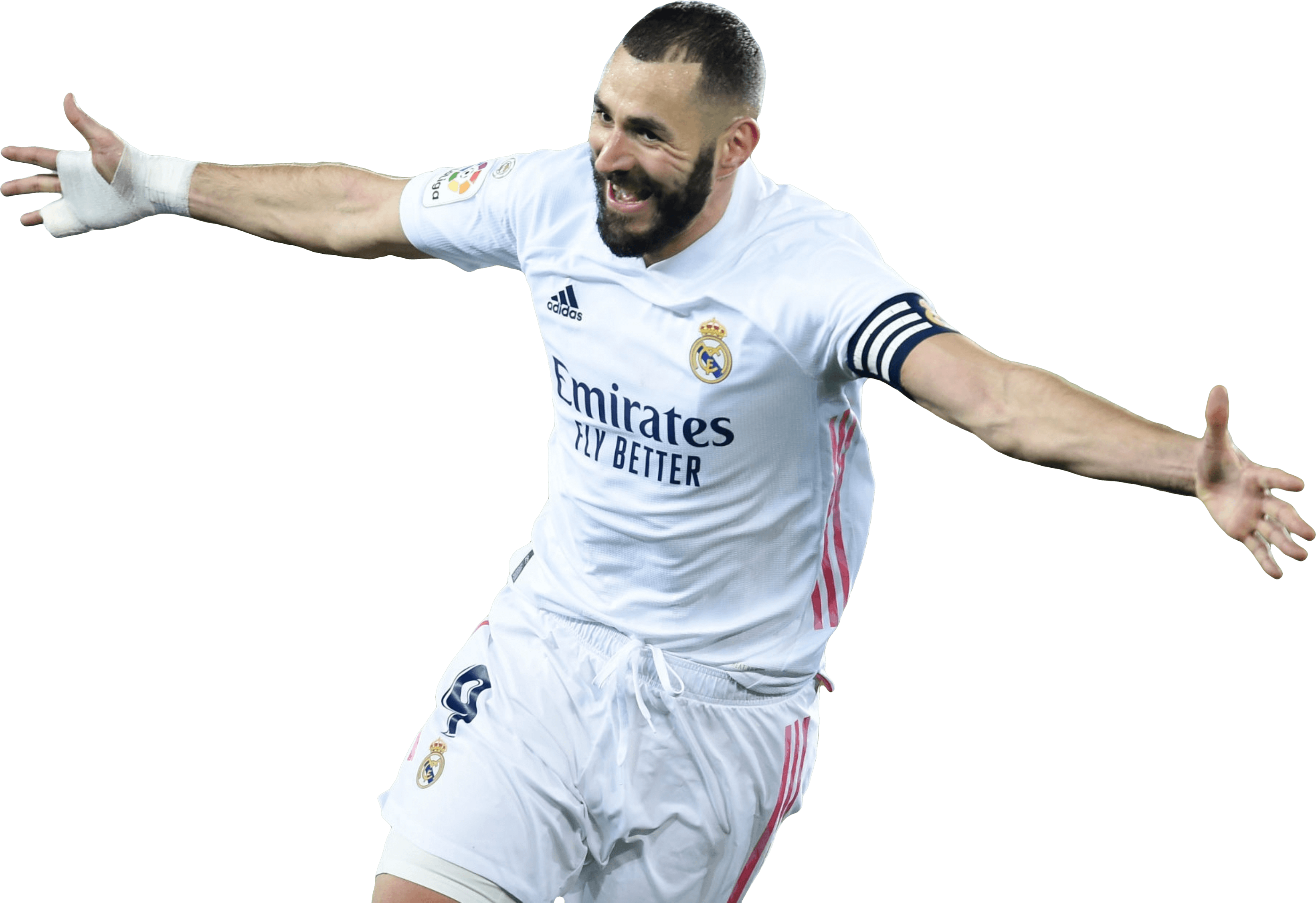 Karim Benzema Real Madrid football render - FootyRenders