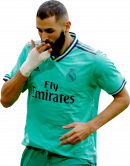 Karim Benzema football render