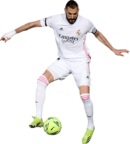 Karim Benzema football render