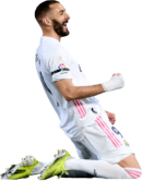 Karim Benzema football render