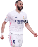 Karim Benzema football render