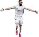 Karim Benzema football render