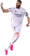 Karim Benzema football render