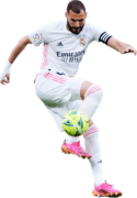 Karim Benzema football render