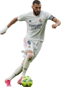 Karim Benzema football render