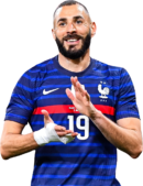 Karim Benzema football render