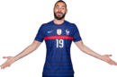 Karim Benzema football render