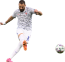 Karim Benzema football render