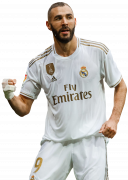 Karim Benzema football render