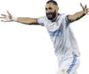 Karim Benzema football render