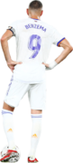 Karim Benzema football render