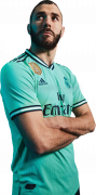 Karim Benzema football render