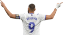 Karim Benzema football render