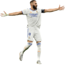 Karim Benzema football render