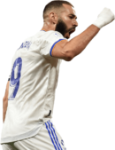 Karim Benzema football render