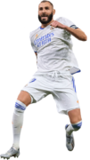 Karim Benzema football render