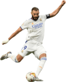 Karim Benzema football render