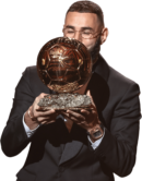 Karim Benzema Ballon d’Or 2022 football render