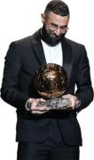 Karim Benzema Ballon d’Or 2022 football render