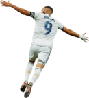 Karim Benzema football render
