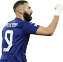 Karim Benzema football render