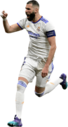 Karim Benzema football render