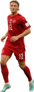 Kasper Dolberg football render