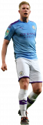 Kevin De Bruyne football render