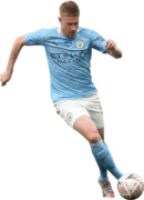 Kevin De Bruyne football render