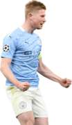 Kevin De Bruyne football render