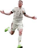 Kevin De Bruyne football render