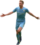 Kevin De Bruyne football render