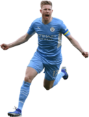 Kevin De Bruyne football render