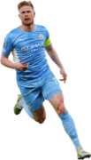 Kevin De Bruyne football render