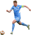 Kevin De Bruyne football render