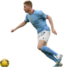 Kevin De Bruyne football render