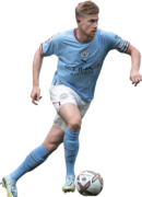 Kevin De Bruyne football render