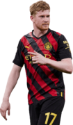 Kevin De Bruyne football render