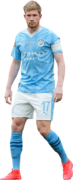 Kevin De Bruyne football render